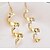 cheap Earrings-Women&#039;s Earrings Geometrical Stylish Simple Earrings Jewelry Black / Silver / Gold For Daily Going out 1 Pair