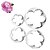 cheap Cookie Tools-New Arrival Sugarcraft 4Pcs Peony Flower Petal Cake Cutters Sets Peony Fondant Cutter Mould Large Peony Cutter Set Mold