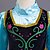 Χαμηλού Κόστους Στολές με Θέμα Ταινίες &amp; TV-Πριγκίπισσα Παραμυθιού Άννα Φορέματα Μανδύας Φόρεμα κορίτσι λουλουδιών Κοριτσίστικα Στολές Ηρώων Ταινιών Γραμμή Α Ρούχο από μέσα Φορέματα Που καλύπτει Μπλε Φόρεμα Σάλι Χριστούγεννα Halloween Μασκάρεμα