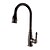 abordables Robinets de Cuisine-Robinet de Cuisine - 1 trou Bronze huilé Pull-out / Pull-down / Grand / Haut Arc Montage Antique Kitchen Taps / Laiton / Mitigeur un trou