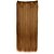 cheap Clip in Extensions-Human Hair Extensions Straight Classic Synthetic Hair Human Hair Extensions Women&#039;s Light golden