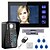 tanie Systemy wideodomofonowe-touch key 7 lcd rfid password video door phone intercom system kit video domofon doorbell system wired video door phone bell kits support monitoring