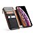 billige iPhone-etuier-CaseMe Case For Apple iPhone XS Max Card Holder / Shockproof / with Stand Full Body Cases Solid Colored Hard PU Leather