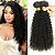 cheap Human Hair Weaves-3 Bundles Kinky Curly Human Hair Unprocessed Human Hair Headpiece Natural Color Hair Weaves / Hair Bulk Hair Care 8-28 inch Natural Color Human Hair Weaves Soft Thick Comfortable Human Hair Extensions