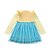 cheap Movie &amp; TV Theme Costumes-Anna Cosplay Costume Flower Girl Dress Kid&#039;s Girls&#039; A-Line Slip Dresses Mesh Vacation Dress Christmas Halloween Carnival Festival / Holiday Organza Cotton Blue Easy Carnival Costumes Lace