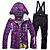 Χαμηλού Κόστους Ρούχα Σκι-RIVIYELE Γυναικεία Μπουφάν και παντελόνι για σκι Χειμερινά Αθήματα Αντιανεμικό Ζεστό Ικανότητα να αναπνέει POLY Ντένιμ Ρούχα σύνολα Ενδυμασία σκι