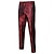cheap Chinos-Men&#039;s Chinos Trousers Jogger Pants Geometric Full Length Party Daily Formal Casual Purple Wine Micro-elastic