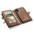 abordables Huawei用ケース-CaseMe Case For Huawei Huawei P20 Wallet / Card Holder / with Stand Full Body Cases Solid Colored Hard PU Leather