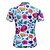 cheap Women&#039;s Cycling Clothing-JESOCYCLING Women&#039;s Cycling Jersey Short Sleeve Bike Top with 3 Rear Pockets Mountain Bike MTB Road Bike Cycling Breathable Quick Dry Moisture Wicking White Black Floral Botanical Polyester Sports