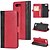 cheap Чехлы для Huawei-Case For Huawei Huawei Honor 10 Wallet / Card Holder / Flip Back Cover Solid Colored Hard PU Leather
