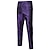 abordables Chinos-Homme Chino Pantalon Pantalons de Jogging Géométrique Toute la longueur Soirée du quotidien Grande occasion Casual Violet Vin Micro-élastique