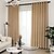 cheap Curtains Drapes-Modern Blackout Curtains Drapes Two Panels Curtain / Jacquard / Bedroom