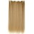 Недорогие Зажим в расширениях-Расширения человеческих волос Прямой Классика Искусственные волосы Накладки из натуральных волос Жен. Платиновый блондин