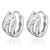 preiswerte Ohrringe-Damen Kreolen Huggie Ohrringe Klassisch Romantisch Ohrringe Schmuck Silber Für Hochzeit Alltag 1 Paar