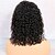 cheap Human Hair Lace Front Wigs-Remy Human Hair Lace Front Wig Deep Parting Brazilian Hair Loose Curl Natural Wig 130% Density with Baby Hair Natural Hairline with Clip Glueless With Bleached Knots For Women&#039;s Medium Length Human