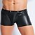 cheap Exotic Dancewear-Exotic Dancewear Shorts Full Length Visible Zipper Men&#039;s Training Performance PU