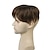 cheap Synthetic Wigs-Unisex Synthetic Hair Toupees Straight Machine Made Synthetic