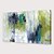 abordables Peintures Abstraites-Peinture à l&#039;huile Hang-peint Peint à la main - Abstrait Moderne Inclure cadre intérieur / Toile tendue