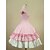 Χαμηλού Κόστους Lolita Φορέματα-Πριγκίπισσα Γλυκιά Λολίτα φόρεμα διακοπών Φορέματα Γυναικεία Κοριτσίστικα Βαμβάκι Ιαπωνικά Στολές μεταμφίεσης Μεγάλα Μεγέθη Προσαρμοσμένη Ροζ Βραδινή τουαλέτα Συμπαγές Χρώμα Μοντέρνα Σκουφί / Σμόκιν