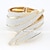 cheap Bracelets &amp; Bangles-Bracelet Bangles Wide Bangle Hollow cuff Party Statement Ladies Vintage Open Alloy Bracelet Jewelry Rainbow / Rainbow / White For Christmas Gifts