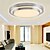 رخيصةأون إضاءات الأسقف-27 cm LED Ceiling Light Flush Mount Lights Round Double Layer PVC Acrylic Electroplated 90-240V 110-120V 220-240V / CE Certified