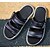 voordelige Herenpantoffels &amp; Slippers-Heren Comfort schoenen Zomer Dagelijks Slippers &amp; Flip-Flops Denim Zwart en wit / Zwart / Rood