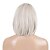 baratos peruca mais velha-perucas brancas para mulheres peruca sintética natural reta kardashian bob peruca de comprimento médio cabelo sintético branco 12 polegadas design moderno nova chegada linha do cabelo natural maysu