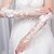 cheap Party Gloves-Lace Elbow Length Glove Gloves With Appliques