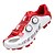 baratos Sapatos de Ciclismo-SIDEBIKE Adulto Sapatilhas de Ciclismo com Travas &amp; Pedal Tênis para Mountain Bike Fibra de Carbono Almofadado Ciclismo Vermelho e Branco Homens Sapatos para Ciclismo