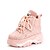cheap Women&#039;s Sneakers-Women&#039;s Sneakers Creepers Tissage Volant Fall Black / White / Pink