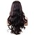 cheap Synthetic Trendy Wigs-Synthetic Wig Body Wave Kardashian Asymmetrical Wig Long Brown Jet Black Synthetic Hair 24 inch Women&#039;s New Arrival Natural Hairline curling Black Brown MAYSU