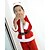 billige Julemandsdragter og julekostumer-Julekjole Santa Clothe Børn Unisex Jul Jul Festival / Højtider Plys Stof Lys Rød Karneval Kostume Ferie Jul