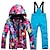 cheap Men&#039;s Active Outerwear-ARCTIC QUEEN Boys Girls&#039; Ski Jacket with Bib Pants Ski Suit Outdoor Autumn / Fall Thermal Warm Waterproof Windproof Breathable Tracksuit Bib Pants for Skiing Camping / Hiking Snowboarding / Winter