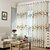 cheap Curtains Drapes-Country One Panel Window Treatment Bedroom   Curtains / Embroidery