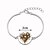 billige Jewelry Sets-Women&#039;s Stud Earrings Pendant Necklace Link Bracelet Classic Moon Heart Ladies Steampunk Kinetic Earrings Jewelry Silver For Ceremony Evening Party 1 set