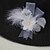 preiswerte Hochzeitsblumen-Hochzeitsblumen Knopflochblumen / Kopfbedeckung Hochzeit / Hochzeitsfeier Gänsefeder / Reiner Popelin / Stoffe 15 cm ca. Weihnachten