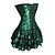 cheap Corsets &amp; Shapewear-Women&#039;s Normal Lace Sexy Corset Dresses Lingerie - Polyester Wedding Daily Wear Solid Colored Corset Classic Theme Fashion Wedding Green Black Purple S M L