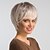 cheap Human Hair Capless Wigs-Human Hair Wig Short Natural Straight Pixie Cut Silver Blonde Brown Fashionable Design Easy dressing Comfortable Capless Women&#039;s Brown Silver Light Blonde 8 inch / Ombre Hair / Natural Hairline