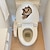 billiga 3D-väggdekorationer-söta kitty toalettklistermärken djurväggklistermärken avtagbara 20x30cm klistermärken väggdekor heminredning för sovrum vardagsrum kontor