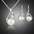 cheap Jewelry Sets-Jewelry Set Pendant Necklace For Women&#039;s Pearl Party Wedding Masquerade Imitation Pearl Cubic Zirconia Alloy Multi-color