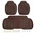 cheap Car Seat Covers-3pcs PU Leather Car Front Rear Seat Covers Universal Seat Protector Seat Cushion Pad Mat