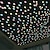 olcso Világító falmatricák-100db 3d világító dekoratív fali matricák levehető matricák fali dekoráció 3*3cm falmatricák hálószoba nappaliba