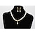 cheap Jewelry Sets-Women&#039;s Jewelry Set Ladies Basic Imitation Pearl Bridal Imitation Pearl Earrings Jewelry Golden For Wedding Party Daily Casual / Necklace
