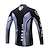 cheap Cycling Jersey &amp; Shorts / Pants Sets-Men&#039;s Long Sleeve Cycling Jersey with Bib Tights Winter Fleece Polyester White Black Bike Clothing Suit Fleece Lining Warm Breathable Back Pocket Sports Yarn Dyed Mountain Bike MTB Road Bike Cycling