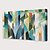 billige Abstrakte malerier-Hang malte oljemaleri Håndmalte Vannrett Abstrakt Moderne Inkluder indre ramme