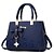 cheap Handbag &amp; Totes-Women&#039;s Bow(s) Faux Leather Top Handle Bag Handbags Solid Color Dark Grey / Wine / Black