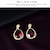 economico Parure di gioielli-Jewelry Set For Women&#039;s Synthetic Ruby Party Wedding Masquerade Synthetic Gemstones Alloy Pear Cut Drop Red