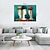 cheap People Paintings-Oil Painting Hand Painted Horizontal Abstract People Modern Rolled Canvas (No Frame)