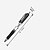 お買い得  筆記具-12pcs deli S01 0.5mm Gel Ink Pen Retractable Tungsten Carbide Bullet Nib Cartridge Replaceable