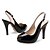 cheap Women&#039;s Sandals-Women&#039;s Heels Daily Office &amp; Career High Heel Sandals Summer Platform Peep Toe Minimalism Patent Leather Ankle Strap Wine Almond Black